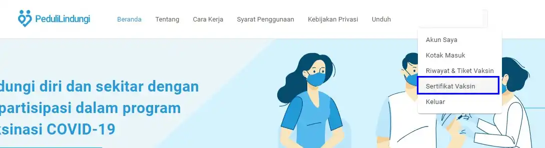 Cara Unduh Sertifikat Vaksin di Aplikasi dan Situs Peduli Lindungi 2021