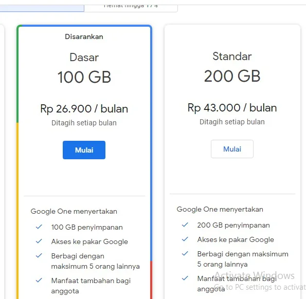 Google Drive Bulanan