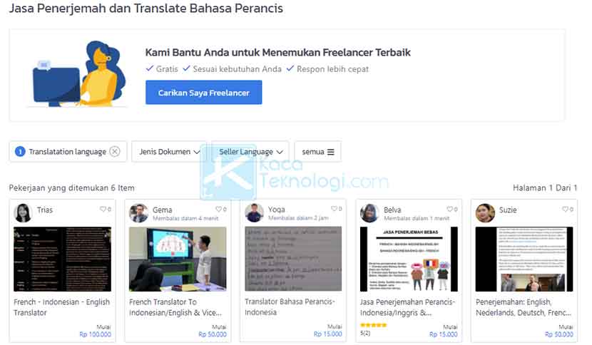 Jasa Penerjemah dan Translate Bahasa Prancis