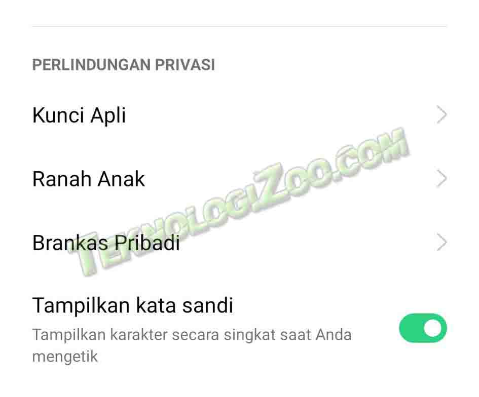 mengunci app di smartphone