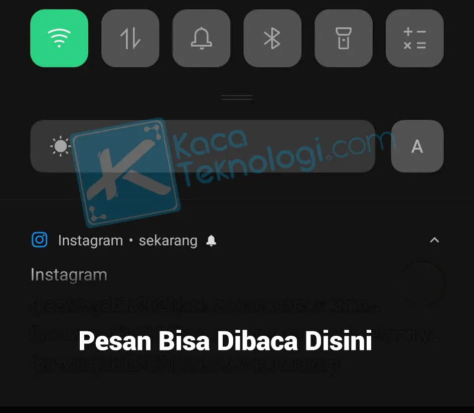 cara menandai pesan belum dibaca di instagram android 