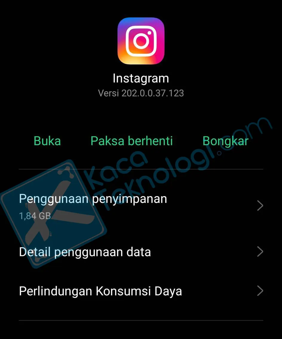 2 Langkah Mudah Menghapus Cache atau Sampah Aplikasi Instagram