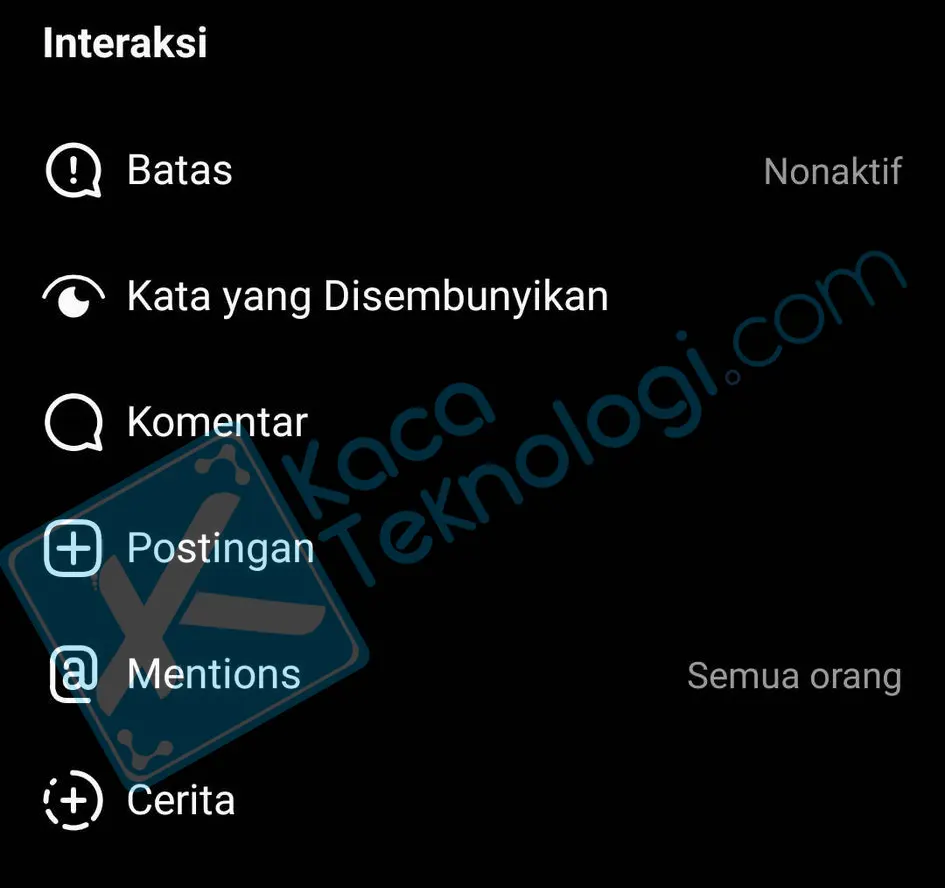 Cara Mudah Mematikan Kolom Komentar Insta Story IG