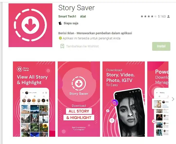 Cara Mudah Download Story Instagram Orang Lain Tanpa Ketahuan