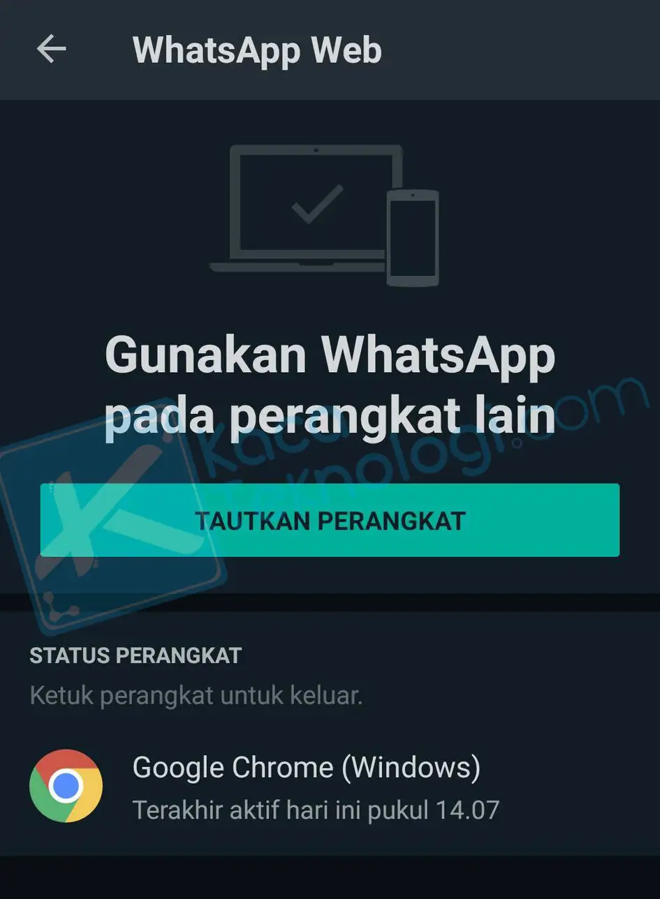 Cara Scan Barcode Atau QR Code di Whatsapp Web