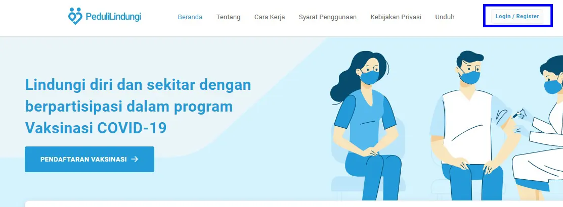 Cara Buat Akun di Situs PeduliLindungi Untuk Vaksinasi 2021