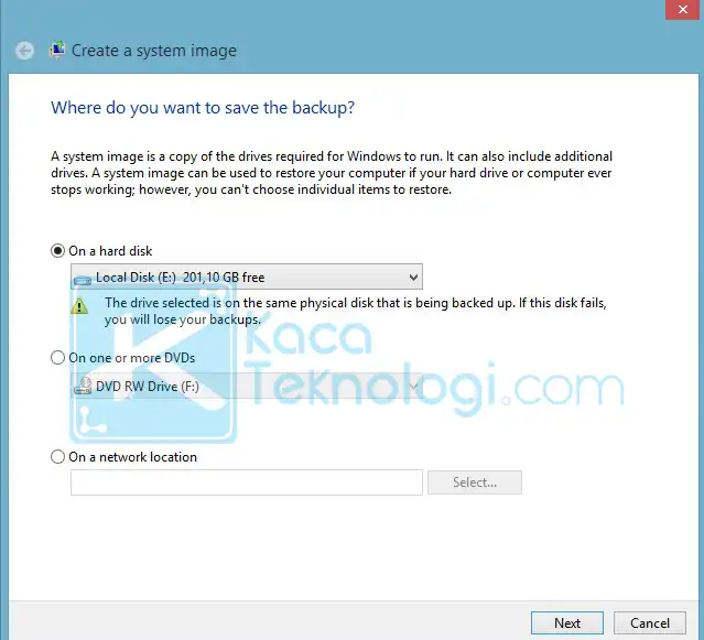 Cara Melakukan Backup Data di Laptop Sony Vaio