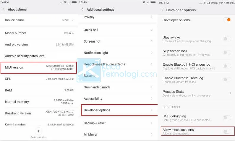 Cara Mengaktifkan Fake GPS pada HP Huawei